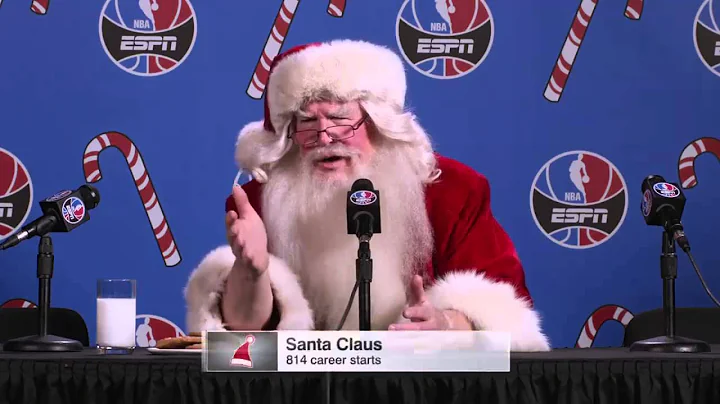 Santa Claus in Press Conference imita Iverson:  "W...