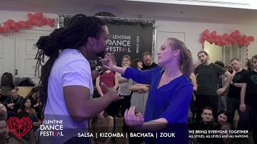 Pasty & Marije - Zouk Workshop Demo at Valentine Dance Festival 2017