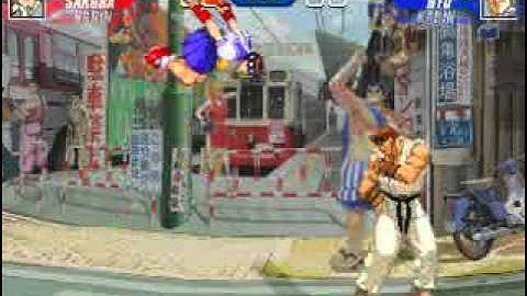 Capcom Fighting Jam(Karen Sakura vs Karen Ryu)