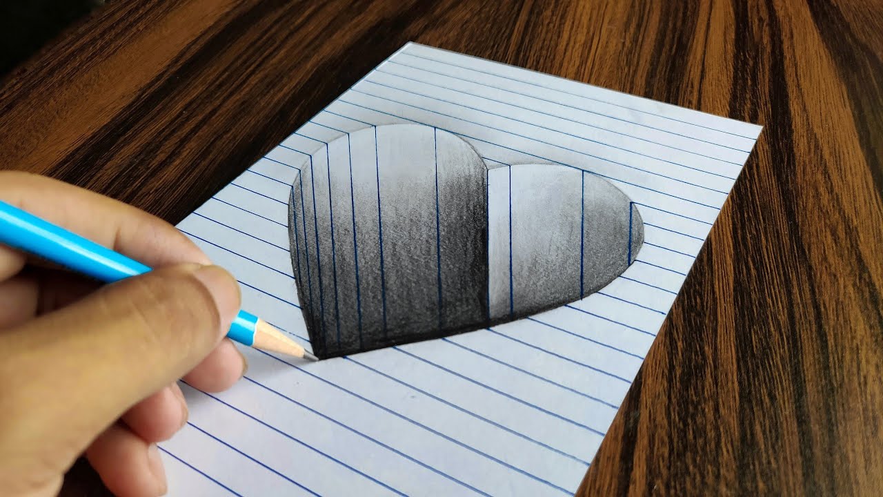 Share more than 68 simple 3d pencil sketches super hot - in.eteachers