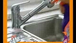 Cillit Bang - Ohne Schrubben - Grün, Weiß, Rot - Werbung