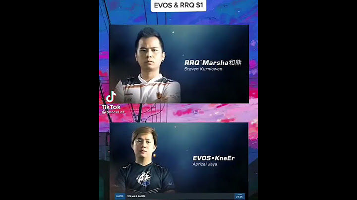 Roaster RRQ & EVOS di MPL Season 1 !