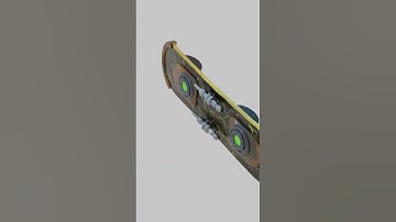 #pbr cyberpunk style HoverBoard.  Modelled it using #blender and textured it with #substancepainter