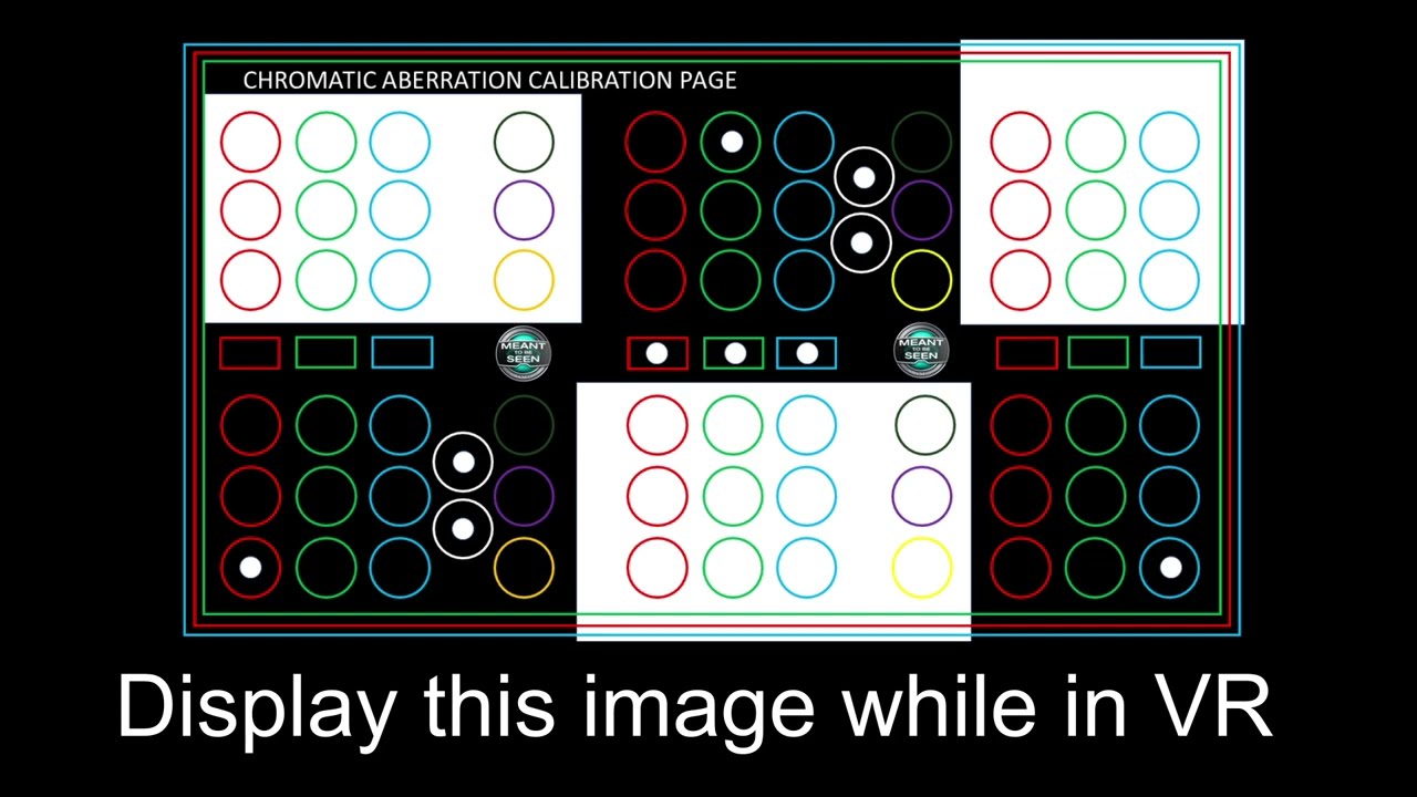 Ødelægge dosis sandsynligt MTBS-TV: How to Fix Chromatic Aberration on WMR VR HMDs! - YouTube