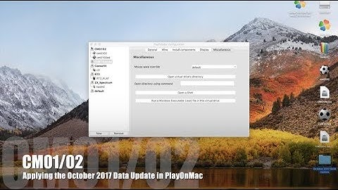 How to update CM0102 data on MacOS OSX