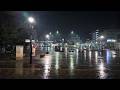 【ASMR】Heavy Rain at 2AM – Midnight Walk in Kokubunji【4K Japan Walk】