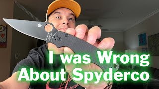 I was Wrong About Spyderco by Dylan And Leslie 1,933 views 1 year ago 13 minutes, 7 seconds