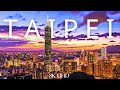 Taipei taiwan  in 8k ultra 60 fps collection of drone  aerial footage