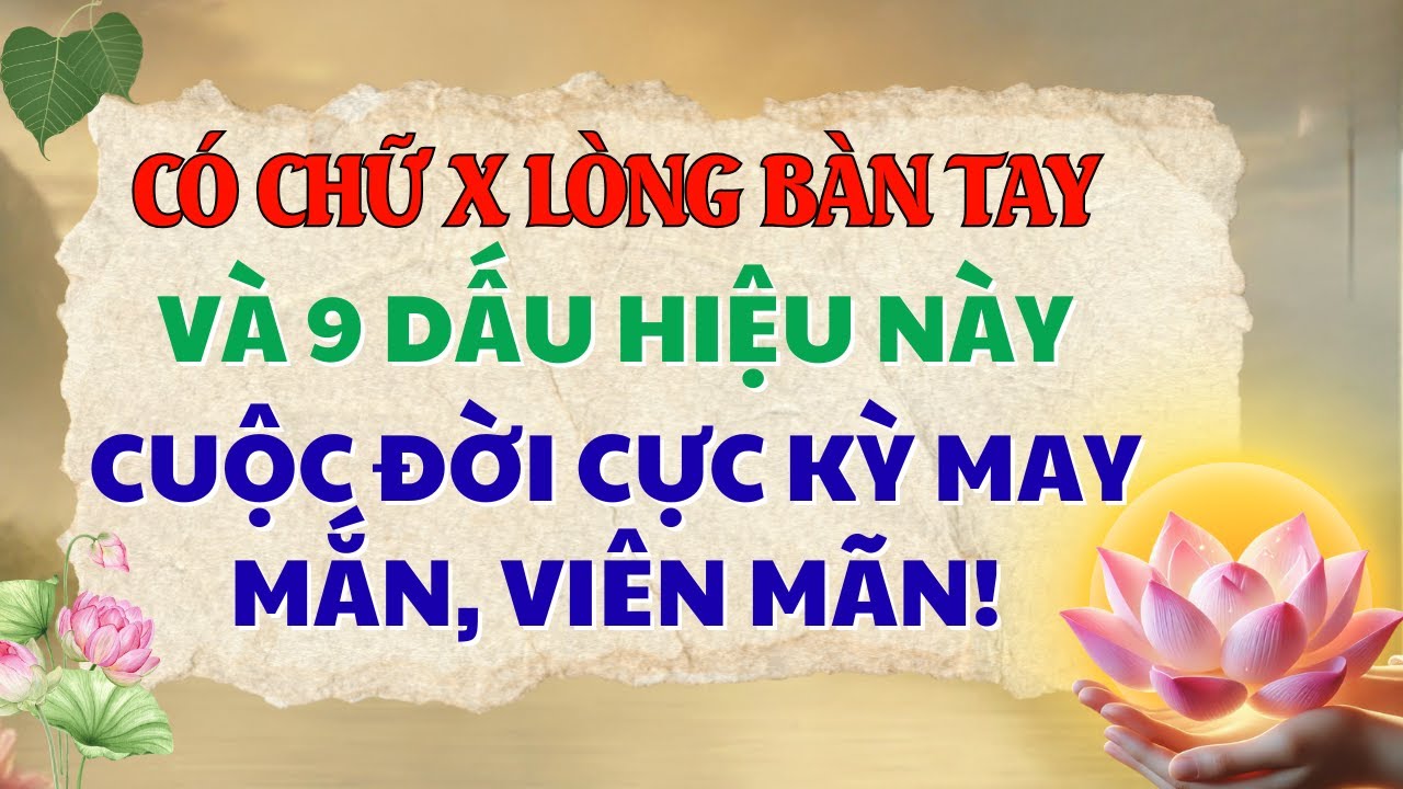 Tại Sao Người Có Chỉ Tay Chữ X Luôn Gặp May Mắn Và Quý Nhân? Bí Mật Nằm Trong 9 Dấu Hiệu Này