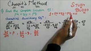 Charpits Method For Solving Partial Differential Equation
