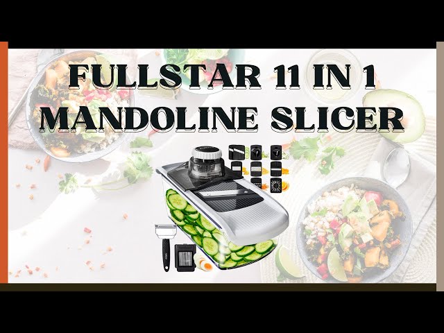 Fullstar Vegetable Chopper Dicer Mandoline Slicer 11 piece