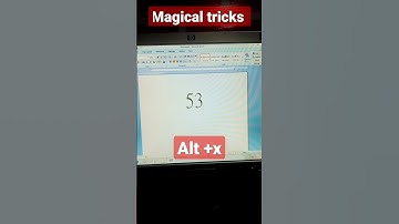 magical tricks in ms word #shortvideo tricks #video