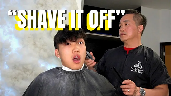 DAD CUT MY HAIR FOR THE FIRST TIME IN 15 YEARS