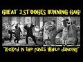 Great 3 Stooges Running Gag Kicked In The Pants While Dancing