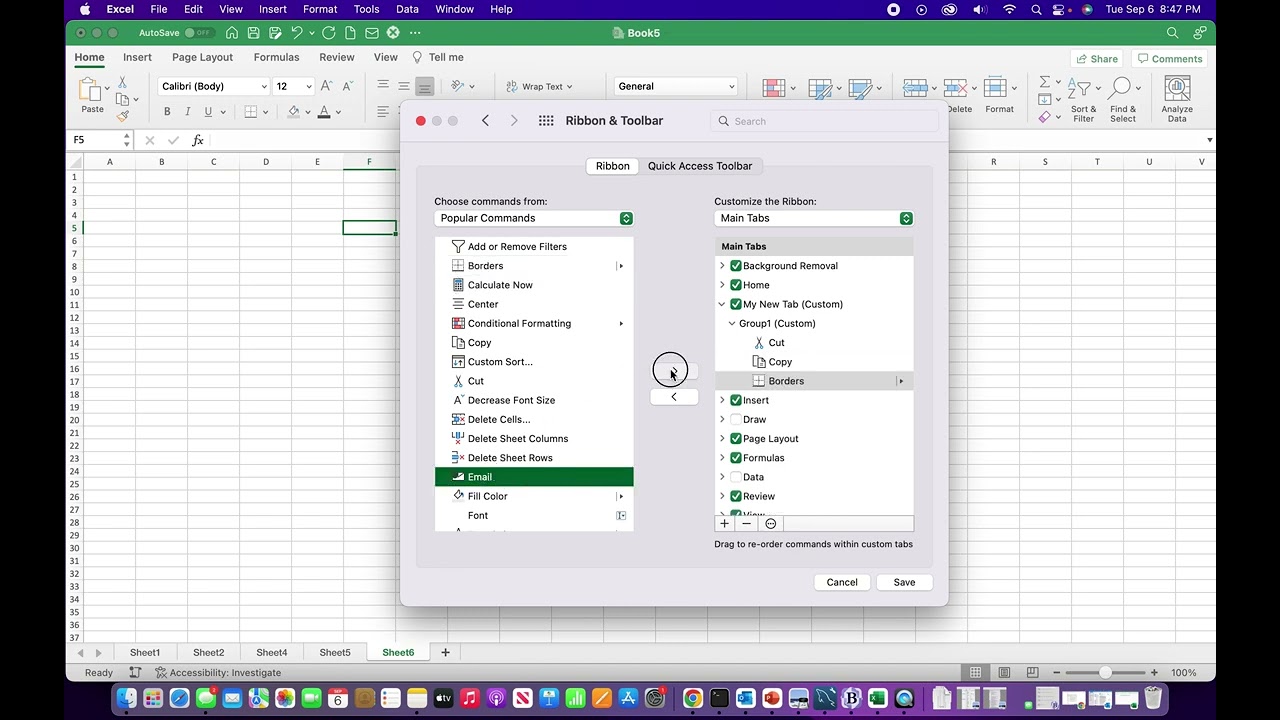Customize Your Excel Ribbon - Remove Tabs, Create Custom Tabs and Groups