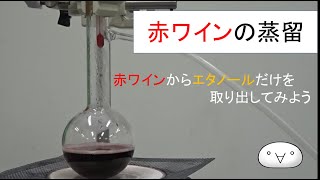 [実験] 赤ワインの蒸留  (ゆっくり実験解説)