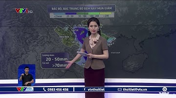 Bản tin thời tiết 18h - 09/09/2022: Bắc Bộ, Bắc Trung Bộ đêm nay mưa giảm | VTVWDB