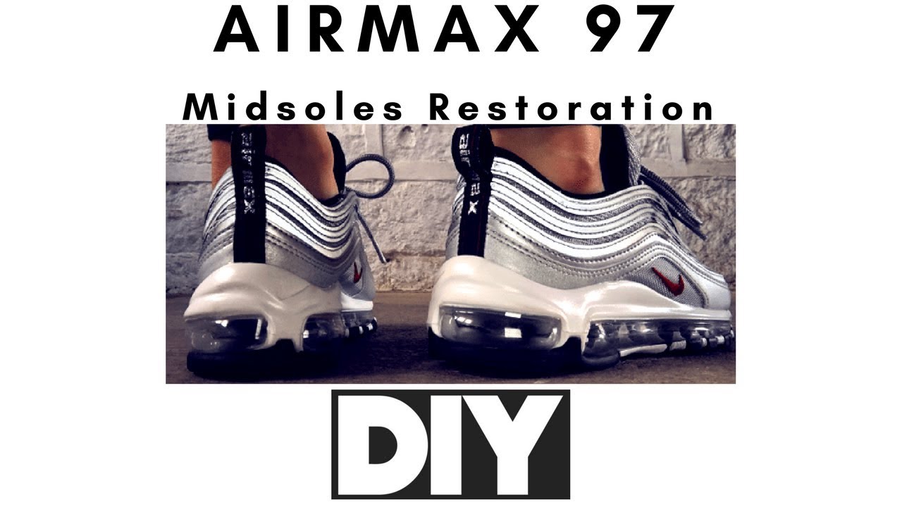 how to clean air max 97 silver bullet