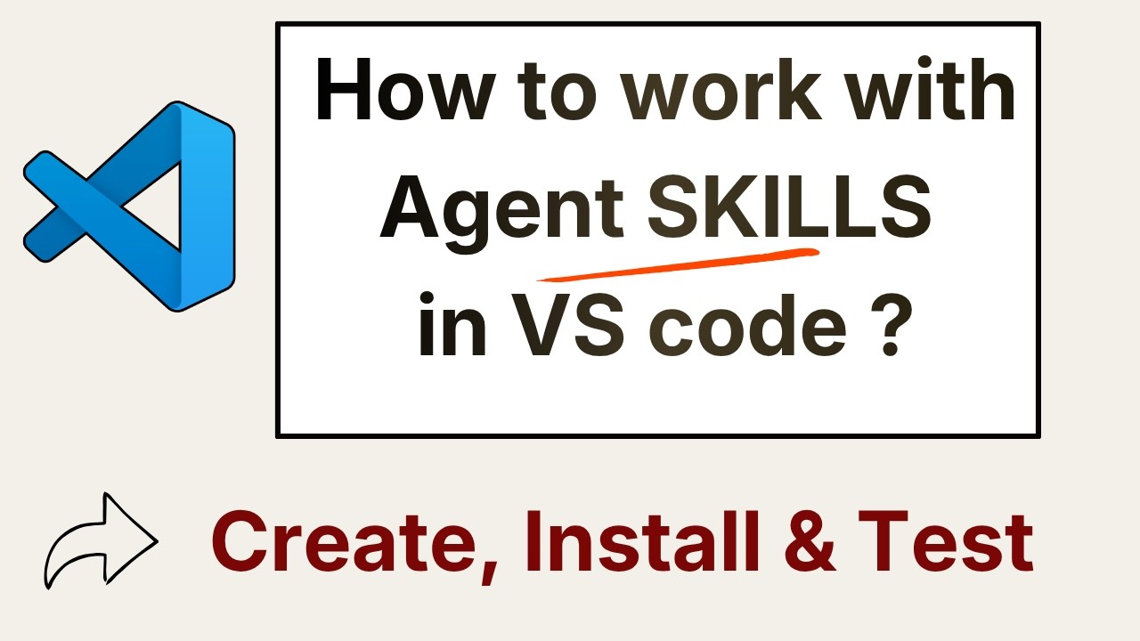 Building Agent Skills with GitHub Copilot in VSCode ! - YouTube