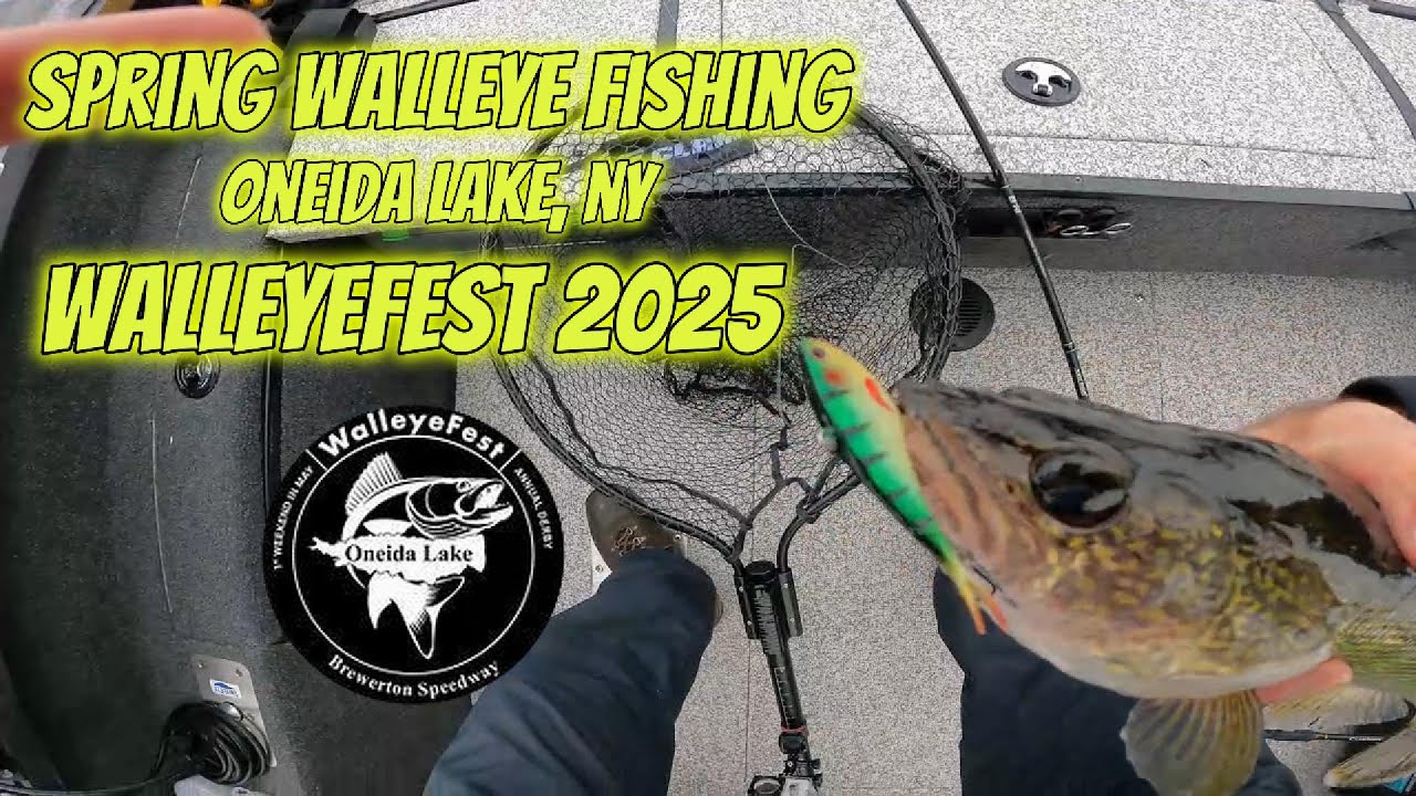 Весенняя рыбалка на судака на озере Онейда