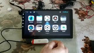 Internet prin stick, modem, dongle 3G/4G LTE cu cartela sim pe player, navigatie android cpu T3. screenshot 5