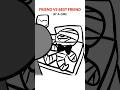 Best Friend 😅 (Animation Meme) Anim: RedFlowerCrown #shorts
