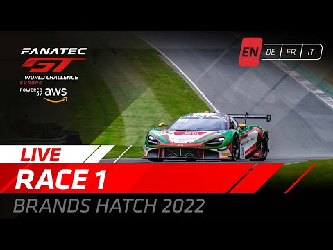 LIVE | Race 1 | Brands Hatch | Fanatec GT World Challenge Powered by AWS (English)