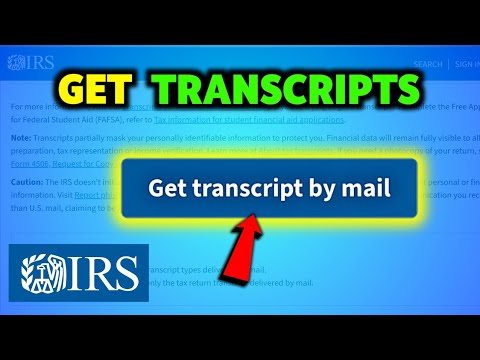 How To Get Your Tax Records and Transcripts from IRS - YouTube