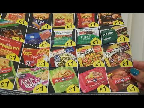 ASMR Farmfoods leaflets UK Superstore