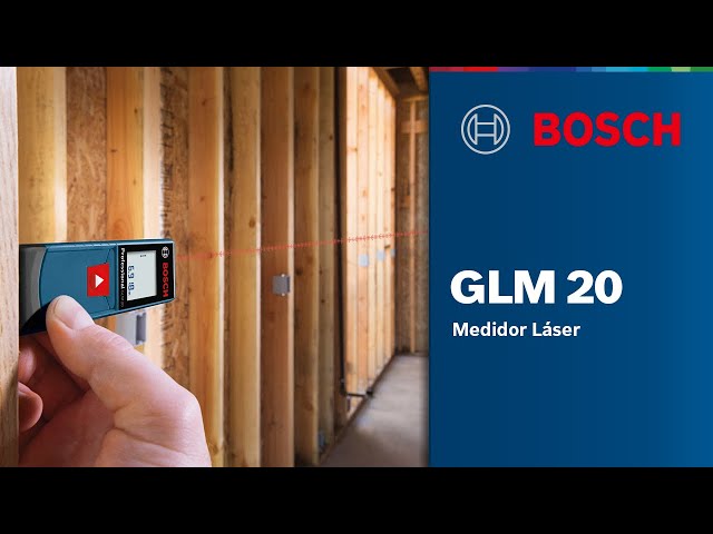 Medidor De Distancia Telemetro Laser Bosch Glm 20 Metros