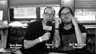 The USED&#39;s Bert McCracken talks W Eric Blair @ 2012 Warped Tour