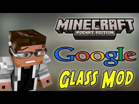 Minecraft PE: Mod Showcase - GOOGLE GLASS MOD 