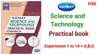🛡️ 9th Science & Technology 🔥 Practical Book | 🌟 Experiments 1 to 14  | Part 1 🚀