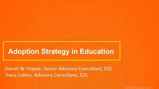 Adoption Strategy in Education