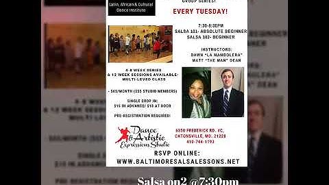 Tuesday Latin Dance Classes!