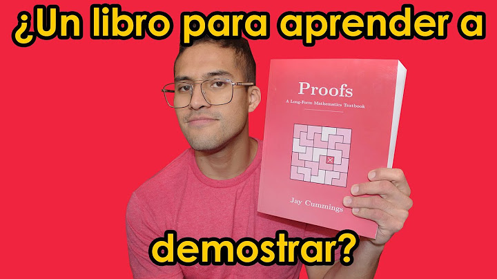 Un libro para aprender a Demostrar | Proofs Jay Cummings