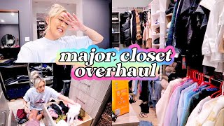 *MAJOR* closet overhaul & makeover