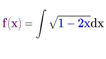 Integration of a Square Root through Substitution