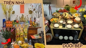 Cúng ông Công ông Táo ở đâu? Cúng trên ban thờ GIA TIÊN, hay ở BẾP mới đúng!