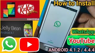 WhatsApp No Longer Works on this Phone 4.1.2 / 4.4.4 || Whatsapp Not showing on playstore Fixed 2023
