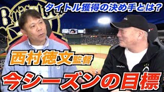 【首位打者、盗塁王になる事ができた野球人生のターニングポイントとは！？】現役オリックス西村監督と理想のコーチ、監督像について語ります！