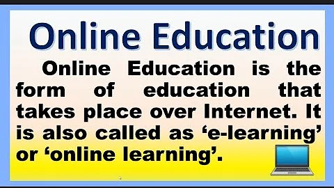 Online Education Advantages and disadvantages essay or speech on Online classes | Smile please world - DayDayNews