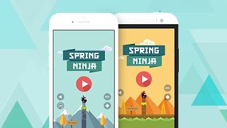 How to make an iPhone game with the Spring Ninja Source Code clone screenshot 4