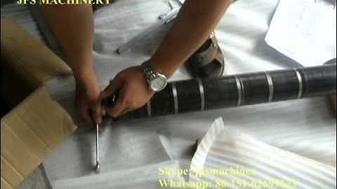 How to install blades and adjust blades on slitting machine