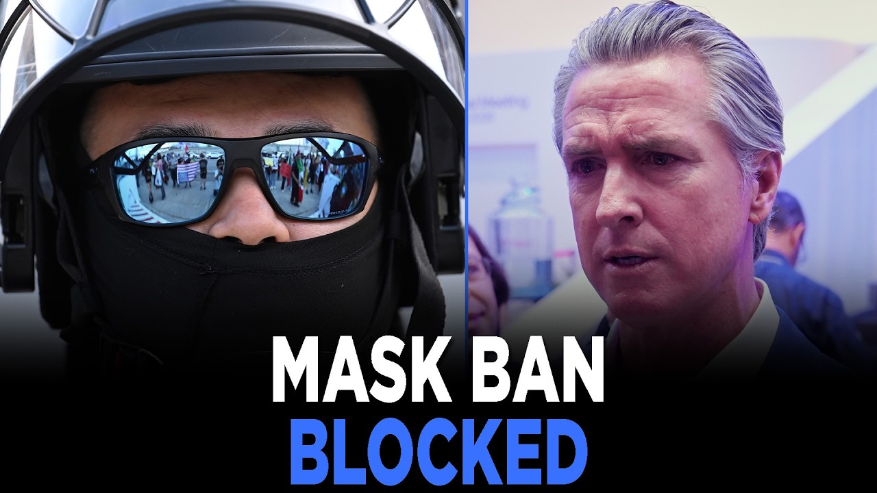 California Law Banning Masks For Federal Agents BLOCKED By Judge | TRENDING