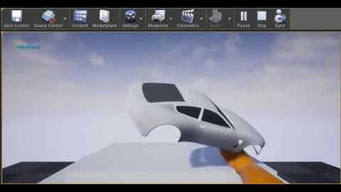 Unreal Engine and Leap Motion Grab Test