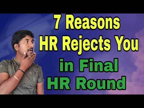 Why HR Rejects a Candidate in Final HR Round