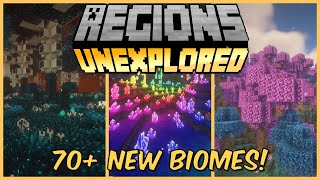 Minecraft Regions Unexplored Mod! (All New Biomes) 1.20+ Forge and Fabric