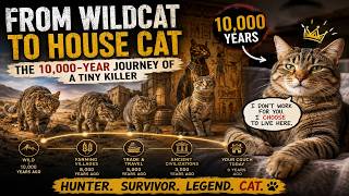 From Wildcat to Domestic Cat: A 10,000-Year Journey of Domesticating the Tiny Assassin