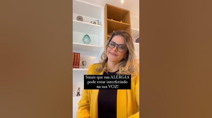 Rinite interferindo na VOZ